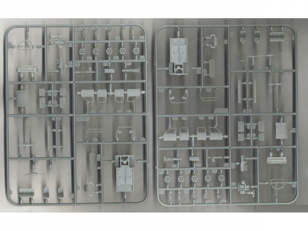 3R Model - Mid East War Pickup 2x Four-Door Pickup + DShK Heavy MG, 1/72, TK7004 3