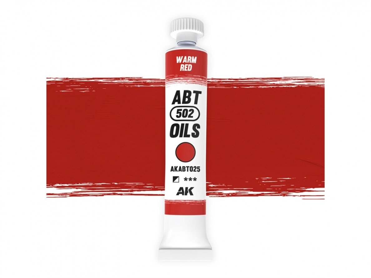 ABT 502 OILS - Warm red, Õlivärvid, AKABT025 ABT 502 OILS - Warm red, Õlivärvid, AKABT025