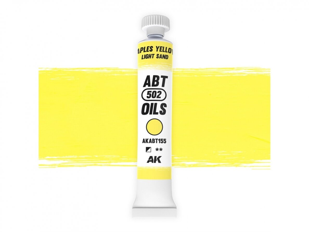 ABT 502 OILS - Naples yellow / Light sand, Õlivärvid, AKABT155 ABT 502 OILS - Naples yellow / Light sand, Õlivärvid, AKABT155