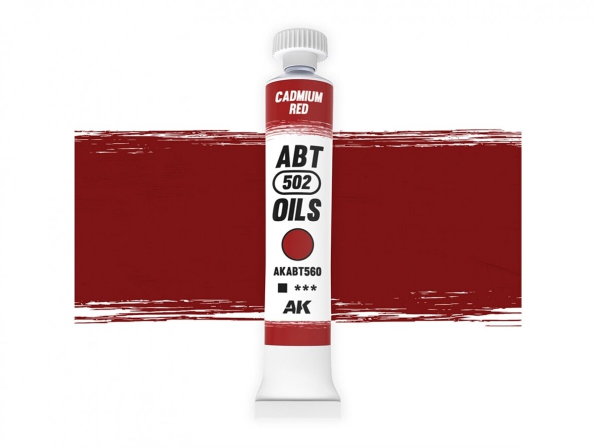 ABT 502 OILS - Cadmium red Õlivärvid , AKABT560 ABT 502 OILS - Cadmium red Õlivärvid , AKABT560