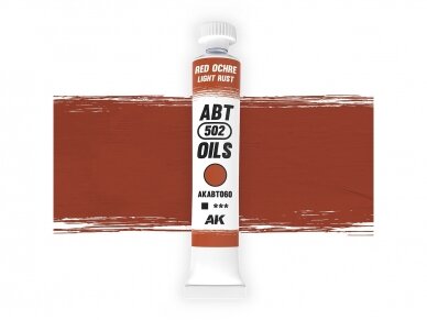 ABT 502 OILS - Red ochre / Light rust, Õlivärvid, AKABT060 ABT 502 OILS - Red ochre / Light rust, Õlivärvid, AKABT060