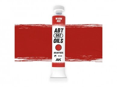ABT 502 OILS - Warm red, Õlivärvid, AKABT025 ABT 502 OILS - Warm red, Õlivärvid, AKABT025