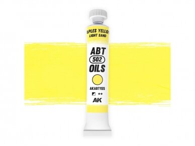 ABT 502 OILS - Naples yellow / Light sand, Õlivärvid, AKABT155 ABT 502 OILS - Naples yellow / Light sand, Õlivärvid, AKABT155
