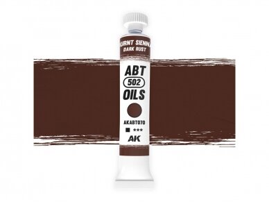 ABT 502 OILS - Burnt Sienna / Dark rust, Eļļas krāsas, AKABT070 ABT 502 OILS - Burnt Sienna / Dark rust, Eļļas krāsas, AKABT070