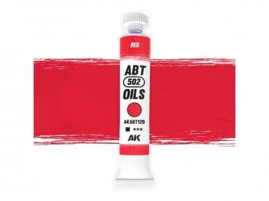 ABT 502 OILS - Red, Eļļas krāsas, AKABT120 ABT 502 OILS - Red, Eļļas krāsas, AKABT120