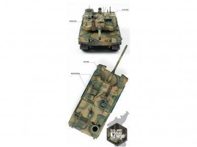 Academy - R.O.K. Army Main Battle Tank K2 Black Panther, 1/35, 13518 5