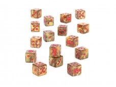 Adeptus Custodes dice set (кубики для настольной игры), 01-16