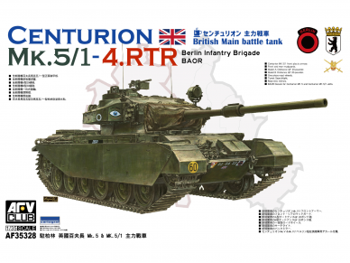 AFV Club - British MBT Centurion MK.5/1-4.RTR Berlin Infantry Brigade (BAOR), 1/35, 35328