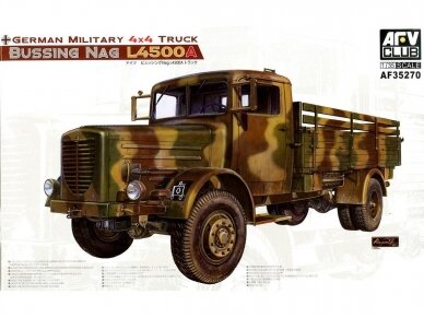 AFV Club - German Military 4x4 Truck Bussing NAG L4500A, 1/35, 35270 AFV Club - German Military 4x4 Truck Bussing NAG L4500A, 1/35, 35270