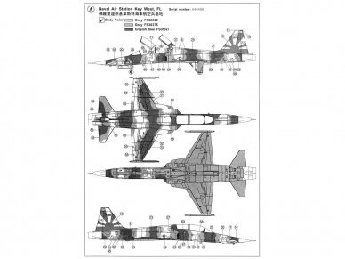 AFV Club - F-5F Tiger II VFC-111 Sundowners, 1/48, 48103 8 AFV Club - F-5F Tiger II VFC-111 Sundowners, 1/48, 48103 8