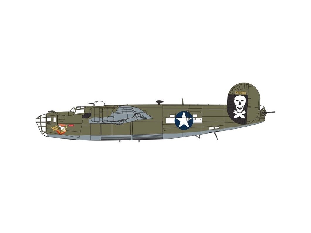 Airfix - Consolidated B-24D Liberator, 1/72, A09011 6 Airfix - Consolidated B-24D Liberator, 1/72, A09011 6