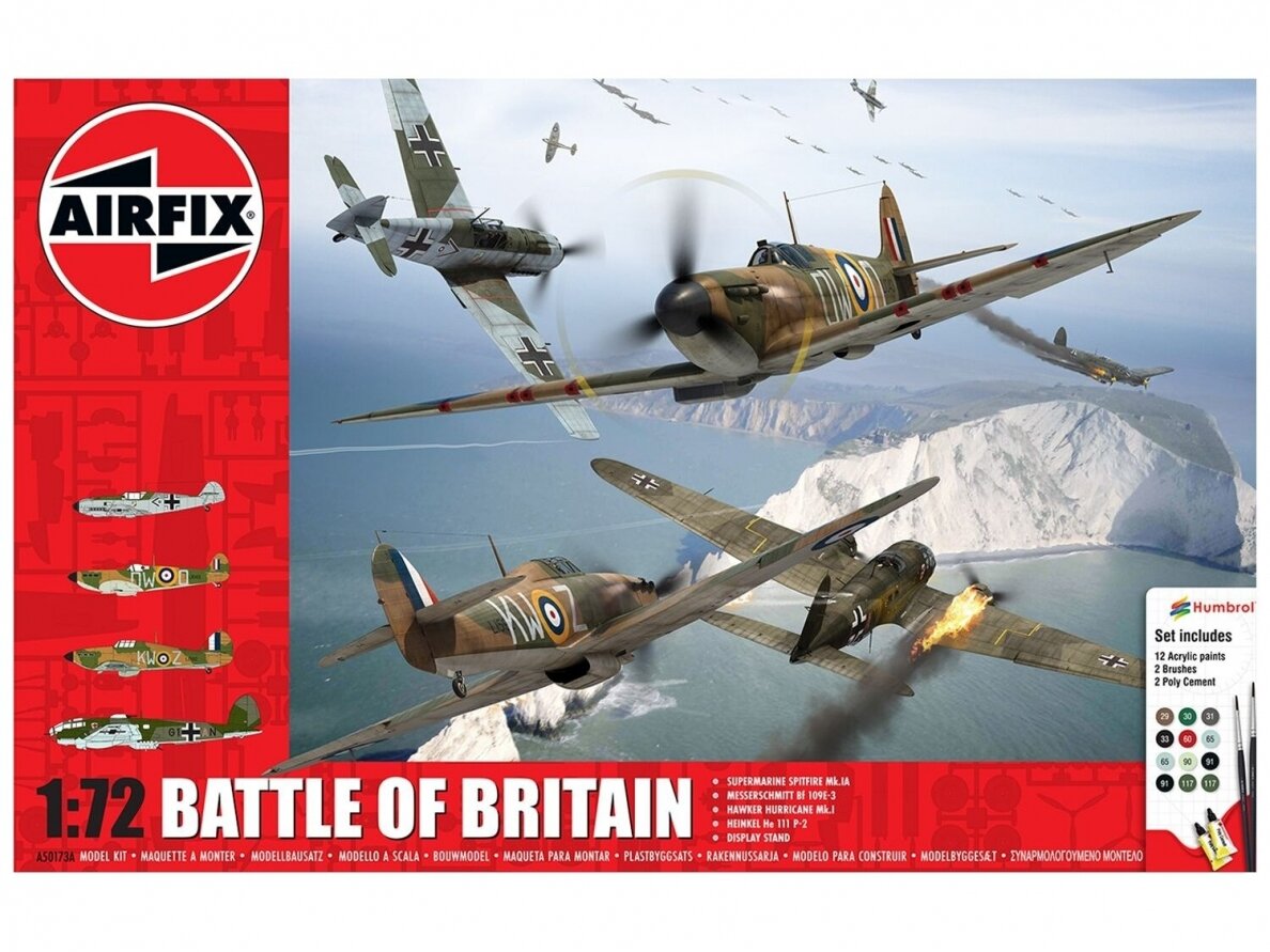 Airfix - Battle of Britain dovanų komplektas, 1/72, A50173A Airfix - Battle of Britain dovanų komplektas, 1/72, A50173A