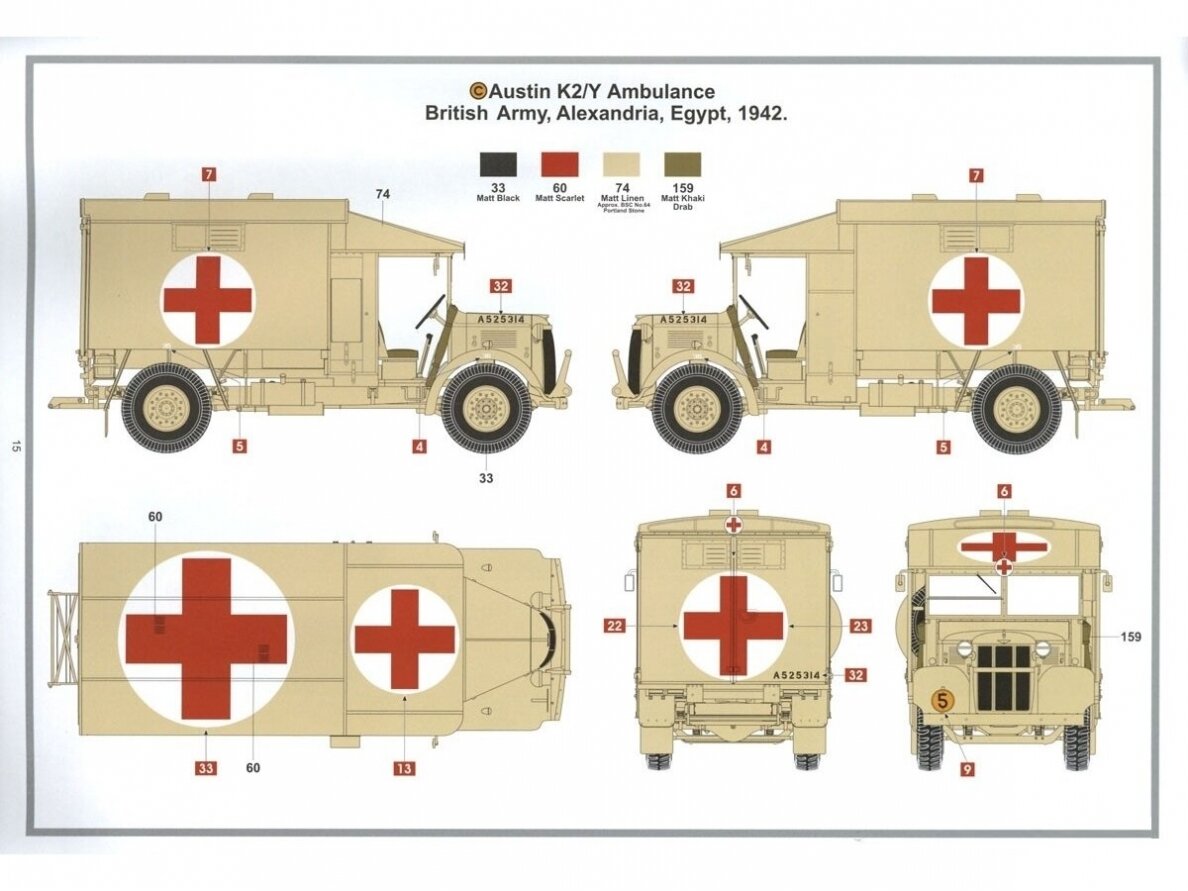 Airfix - British Army Austin K2/Y Ambulance, 1/35, A1375 11 Airfix - British Army Austin K2/Y Ambulance, 1/35, A1375 11