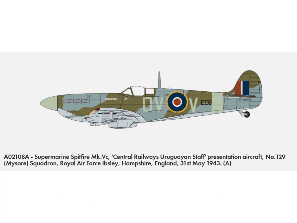 Airfix - Supermarine Spitfire Mk.Vc, 1/72, A02108A 6 Airfix - Supermarine Spitfire Mk.Vc, 1/72, A02108A 6