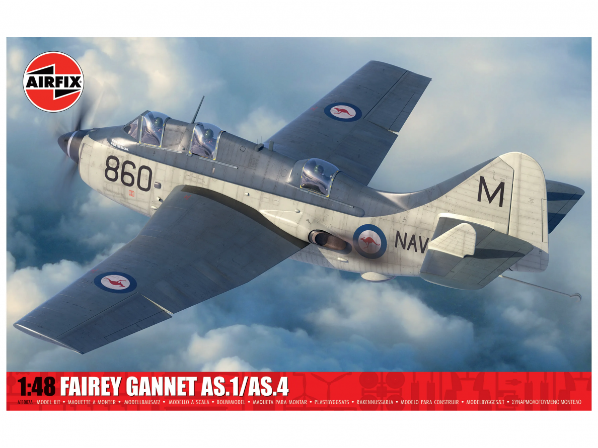Airfix - Fairey Gannet AS.1/AS.4, 1/48, A11007A Airfix - Fairey Gannet AS.1/AS.4, 1/48, A11007A