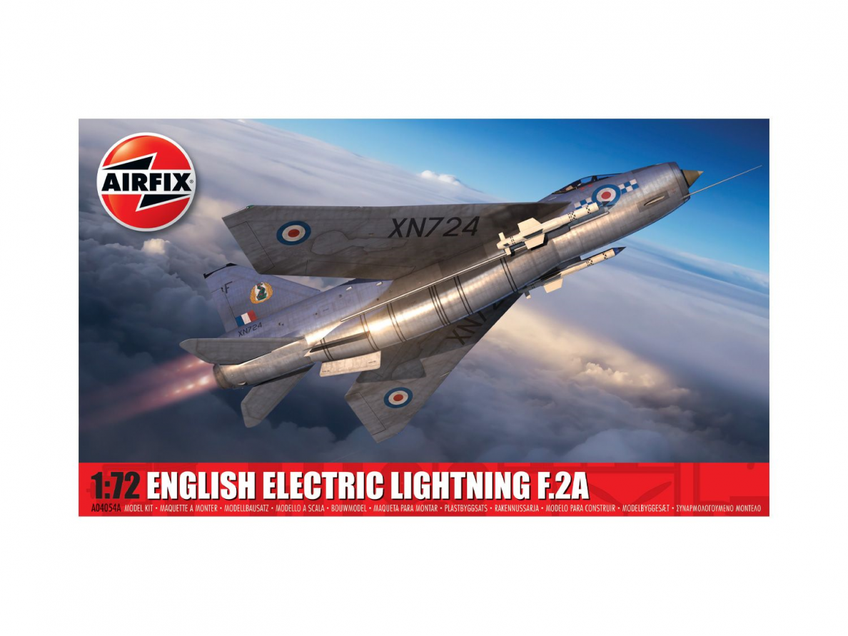 Airfix - English Electric Lightning F.2A, 1/72, A04054A Airfix - English Electric Lightning F.2A, 1/72, A04054A