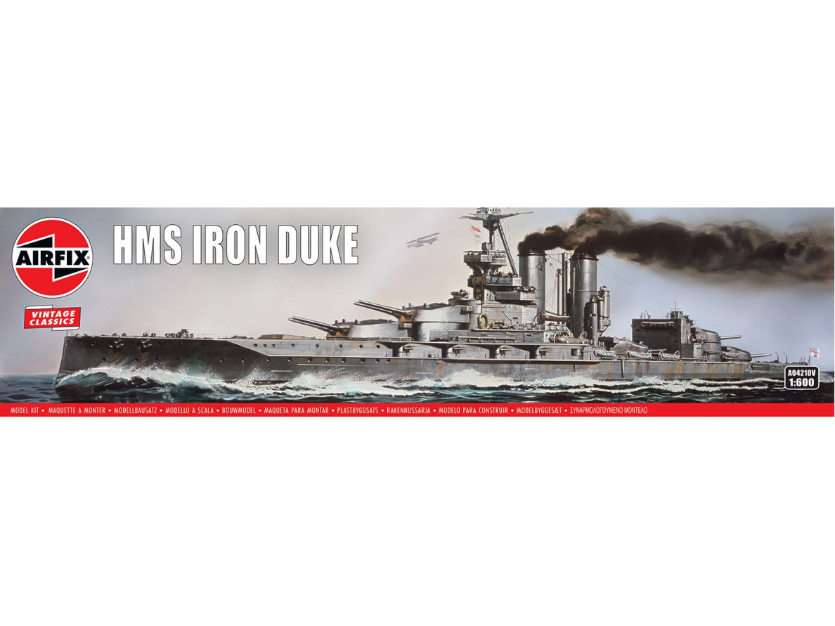 Airfix - Battleship HMS Iron Duke, 1/600, A04210V Airfix - Battleship HMS Iron Duke, 1/600, A04210V