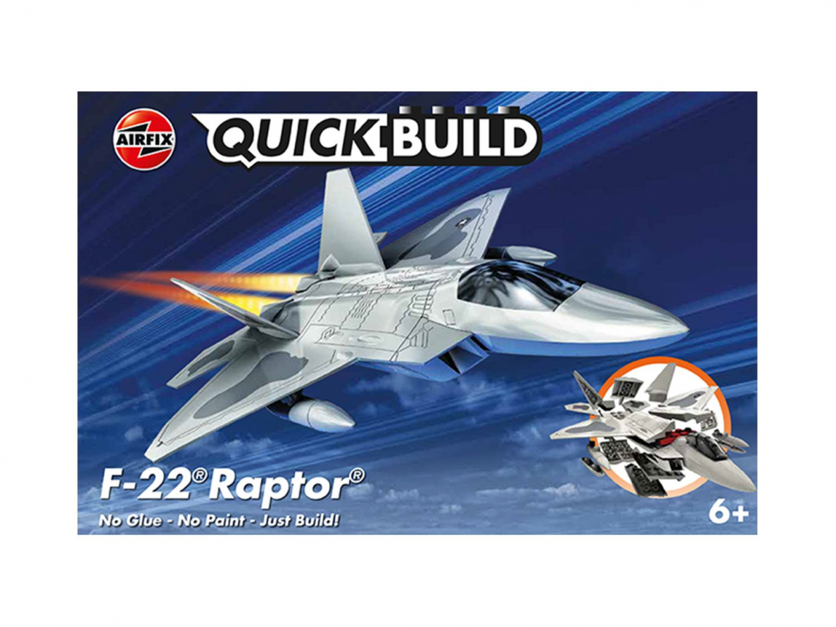 Airfix - QUICKBUILD F22 Raptor, J6005 Airfix - QUICKBUILD F22 Raptor, J6005