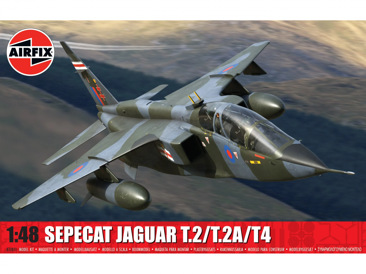 Airfix - Sepecat Jaguar T.2/T.2A/T4, 1/48, A11011 Airfix - Sepecat Jaguar T.2/T.2A/T4, 1/48, A11011