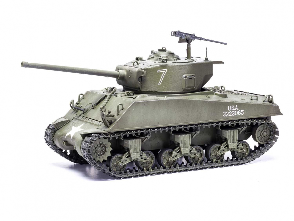 Airfix - M4A3(76)W, Battle of the Bulge, 1/35, A1365 3 Airfix - M4A3(76)W, Battle of the Bulge, 1/35, A1365 3