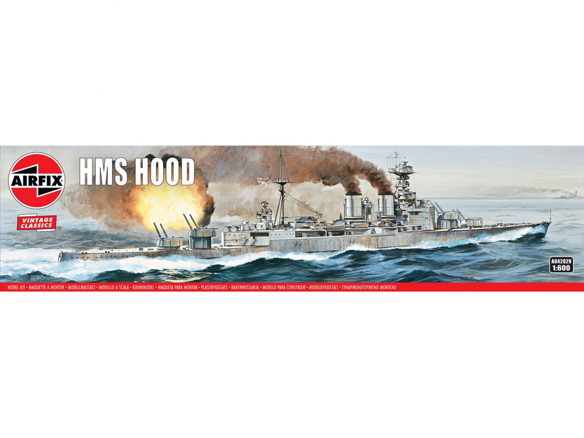 Airfix - HMS Hood Vintage Classics, 1/600, A04202V Airfix - HMS Hood Vintage Classics, 1/600, A04202V