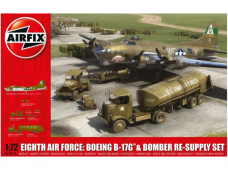 Airfix - Eighth Air Force: Boeing B-17G & Bomber Re-Supply Set, 1/72, A12010