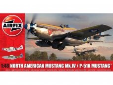 Airfix - North American Mustang Mk.IV / P-51K Mustang, 1/48, A05137