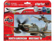 Airfix - North American P-51 Mustang IV dovanų komplektas, 1/72, A55107A