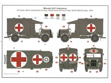 Airfix - British Army Austin K2/Y Ambulance, 1/35, A1375 9 Airfix - British Army Austin K2/Y Ambulance, 1/35, A1375 9