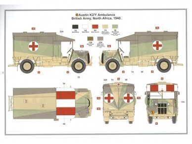 Airfix - British Army Austin K2/Y Ambulance, 1/35, A1375 10 Airfix - British Army Austin K2/Y Ambulance, 1/35, A1375 10