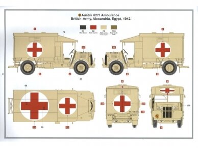 Airfix - British Army Austin K2/Y Ambulance, 1/35, A1375 11 Airfix - British Army Austin K2/Y Ambulance, 1/35, A1375 11