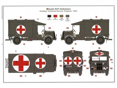 Airfix - British Army Austin K2/Y Ambulance, 1/35, A1375 12
