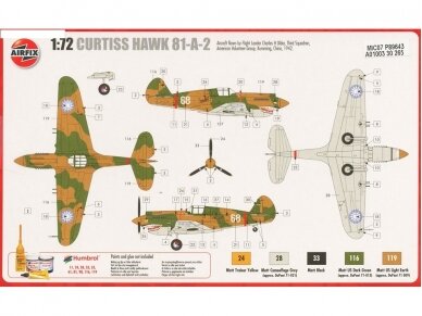 Airfix - Curtiss Hawk 81-A-2, 1/72, 1/72, 01003 2