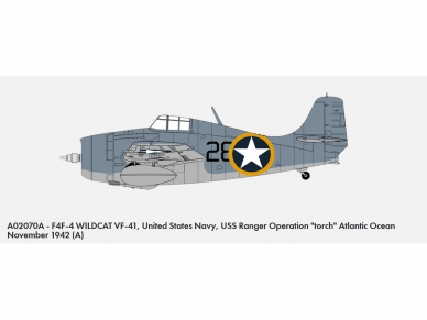Airfix - Grumman F4F-4 Wildcat, 1/72, A02070A 7 Airfix - Grumman F4F-4 Wildcat, 1/72, A02070A 7