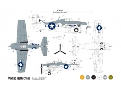 Airfix - Grumman F4F-4 Wildcat dovanų komplektas, 1/72, 55214 1