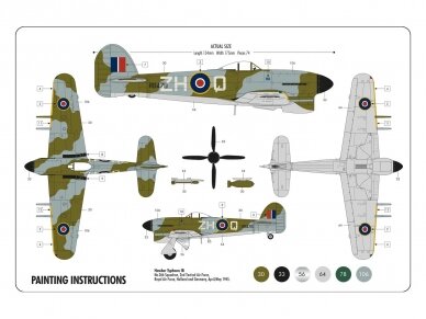 Airfix - Hawker Typhoon Ib dovanų komplektas, 1/72, 55208 2