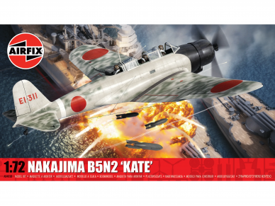 Airfix - Nakajima B5N2 ‘Kate', 1/72, A04058 Airfix - Nakajima B5N2 ‘Kate', 1/72, A04058