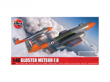 Airfix - Gloster Meteor F.8, 1/48, A09182A Airfix - Gloster Meteor F.8, 1/48, A09182A