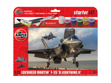 Airfix - Lockheed Martin F-35B Lightning II dovanų komplektas, 1/72, A55010