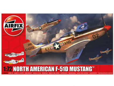 Airfix - North American F-51D Mustang, 1/72, A02047A