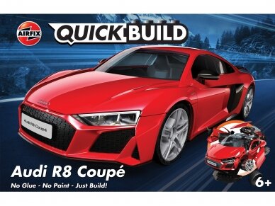 Airfix - QUICK BUILD Audi R8 Coupé, J6049