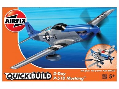 Airfix - QUICK BUILD D-Day P-51D Mustang, J6046