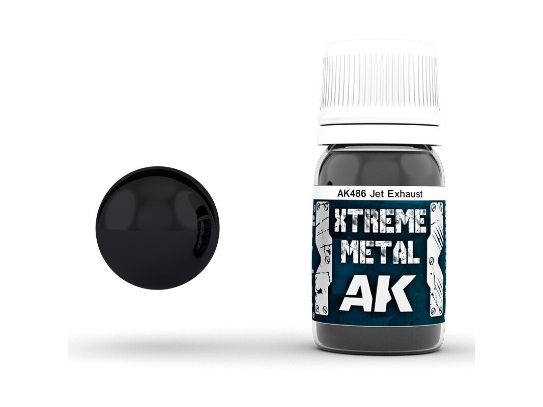 AK Interactive - JET EXHAUST XTREME METAL Emailvärv, 30ml, AK486 AK Interactive - JET EXHAUST XTREME METAL Emailvärv, 30ml, AK486