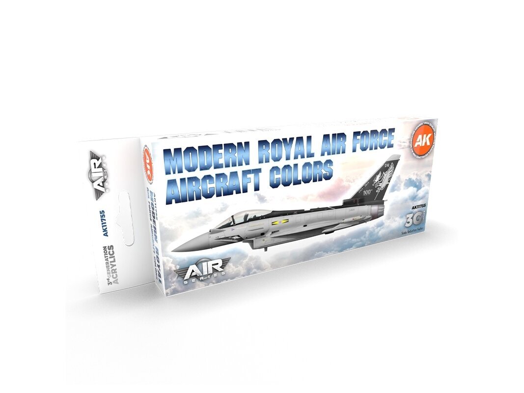 AK Interactive - Modern Royal Air Force Aircraft Colors - 3rd generation - Aкрил набор красок, AK11755 AK Interactive - Modern Royal Air Force Aircraft Colors - 3rd generation - Aкрил набор красок, AK11755