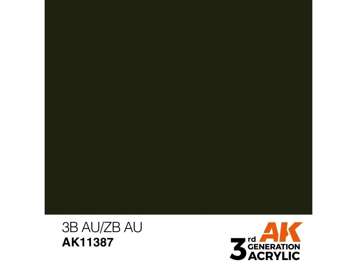 AK Interactive - 3B AU/ZB AU – AFV 3rd generation Acrylic paint, 17ml, AK11387 1 AK Interactive - 3B AU/ZB AU – AFV 3rd generation Acrylic paint, 17ml, AK11387 1