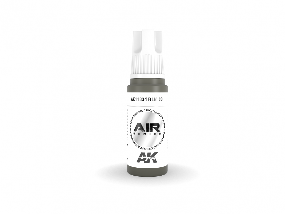 AK Interactive - RLM 80 – AIR 3rd generation Akrüülvärv, 17ml, AK11834 AK Interactive - RLM 80 – AIR 3rd generation Akrüülvärv, 17ml, AK11834