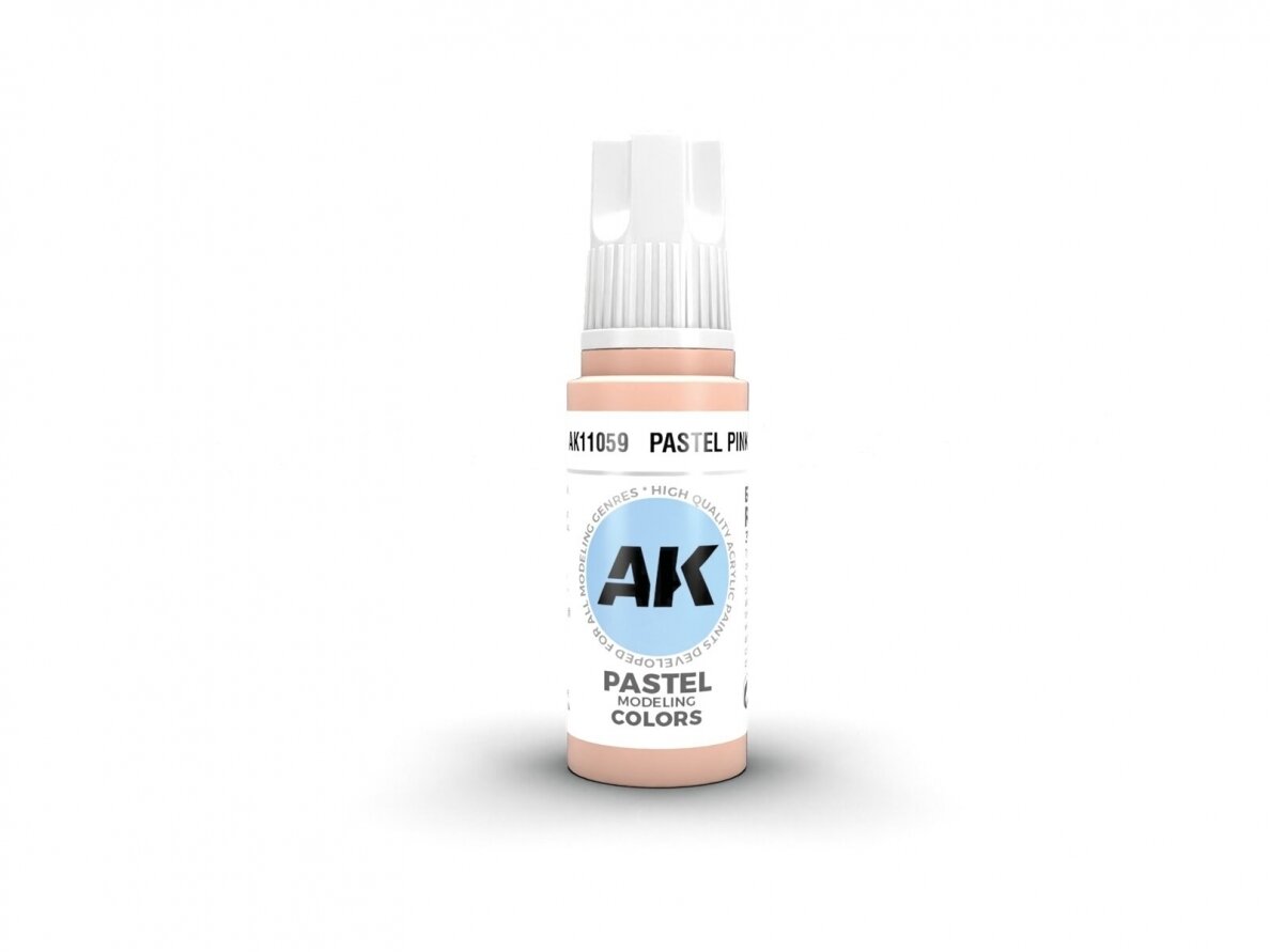 AK Interactive - Pastel Pink - standard 3rd generation Akrüülvärv, 17ml, AK11059 AK Interactive - Pastel Pink - standard 3rd generation Akrüülvärv, 17ml, AK11059