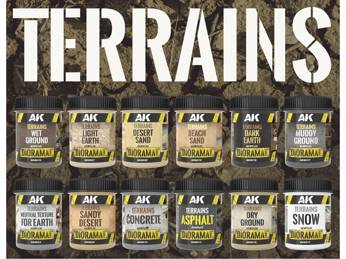 AK Interactive - Small Railroad Ballast, AK8256 4 AK Interactive - Small Railroad Ballast, AK8256 4