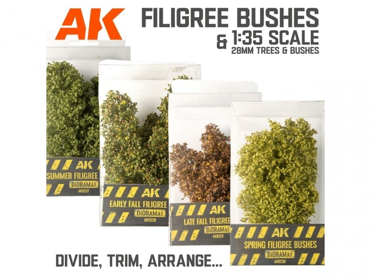 AK Interactive - Late Fall Filigree Bushes, AK8239 3 AK Interactive - Late Fall Filigree Bushes, AK8239 3