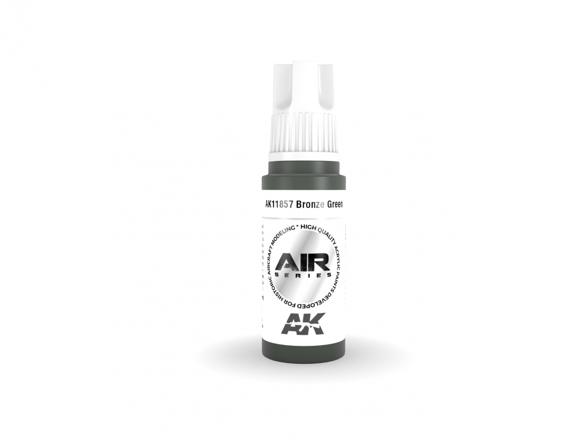 AK Interactive - Bronze Green – AIR 3rd generation Акриловые краски, 17ml, AK11857 AK Interactive - Bronze Green – AIR 3rd generation Акриловые краски, 17ml, AK11857